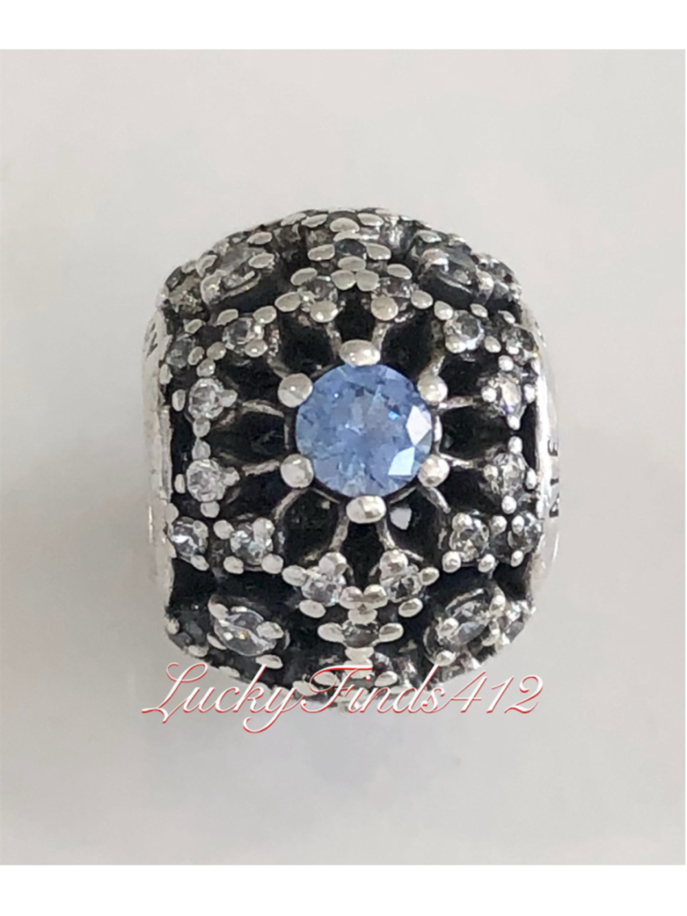 Authentic Pandora Cinderella Snowflake Wish Charm Pandora Disney Charm
